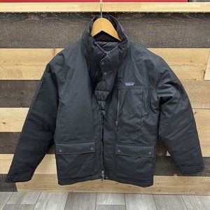 Patagonia Topley Jacket Goose Down Black Men's Medium Excellent Condition